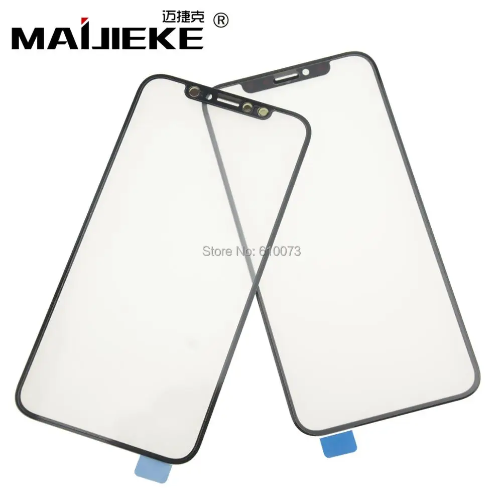 2XMAIJIEKE Original Front Glass For Apple iPhone XS Max XR X Glasss Touch Screen Lens LCD Outer