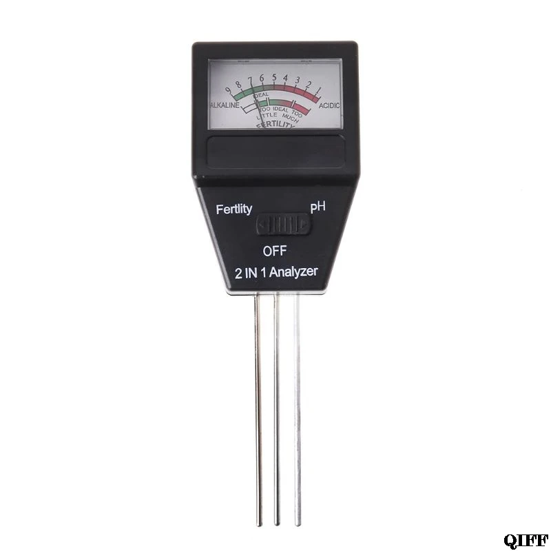 

Drop Ship&Wholesale 2 in 1 Soil PH Meter&Fertility Tester Acidity Digital Analyzer For Plant 3 Probe MAY28