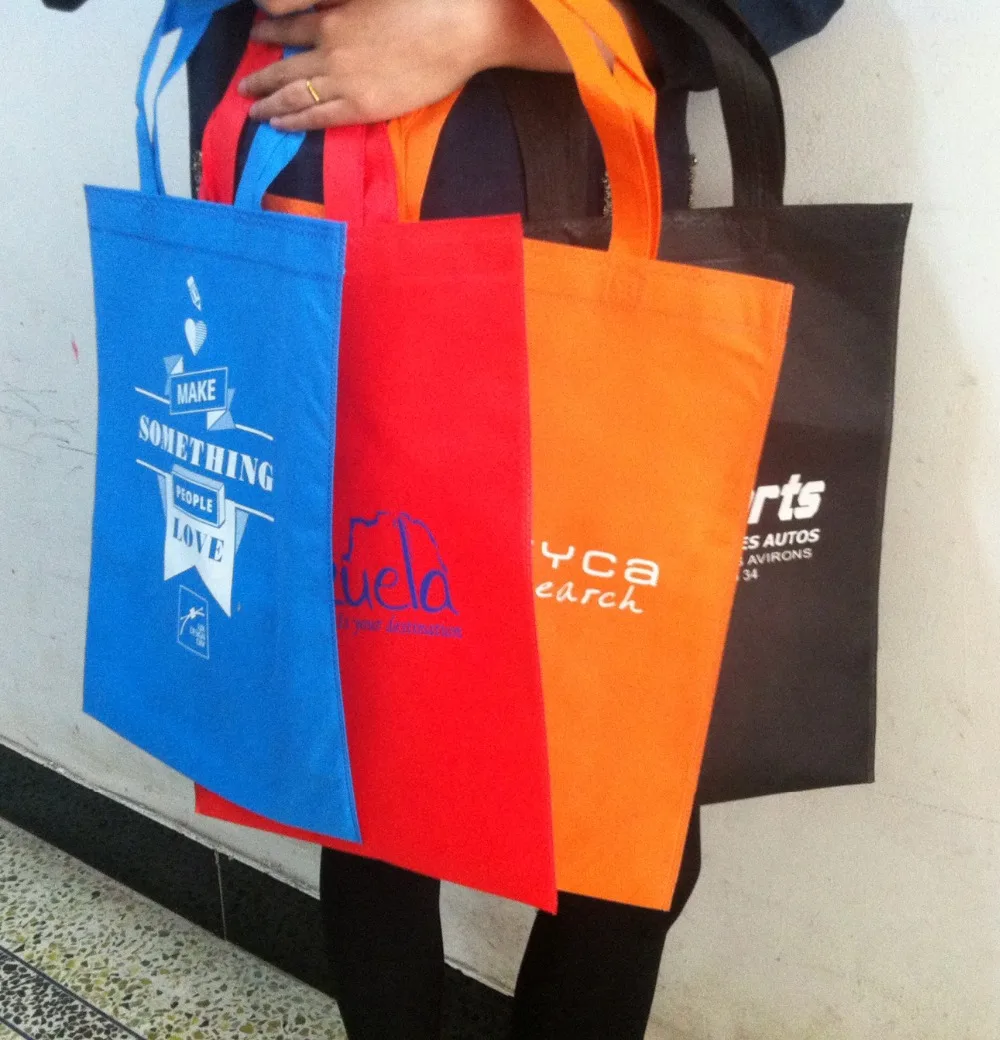

cheap price non woven bags shopping bag print Customized logo with free shipping by Fedex
