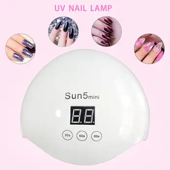 

24W UV LED Nail Lamp Dryer LED Light for Fingernail & Toenail Gels Based Polishes With Sensor 30s 60s 90s Timer Nail Art Tools