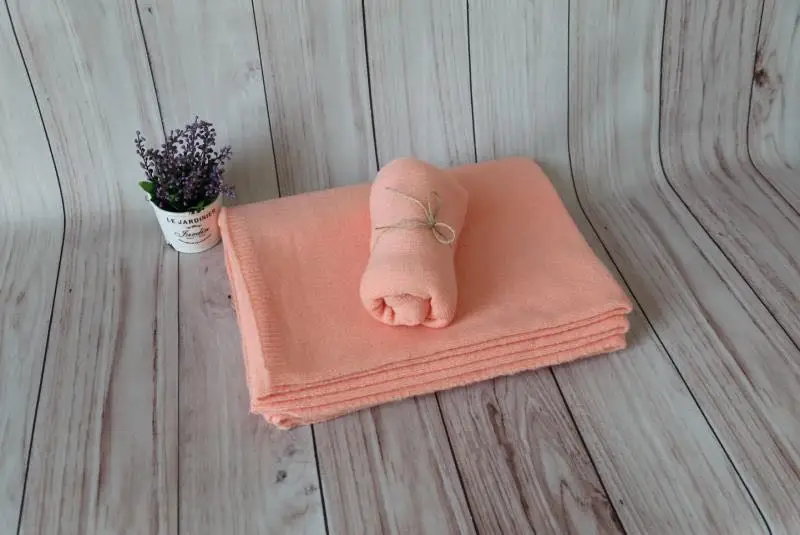 Детские трикотажные Одеяло фон новорожденный стрейч вязать Wrap Джерси с запахом реквизит для Пеленальное Одеяло слой ткани для фотосессий