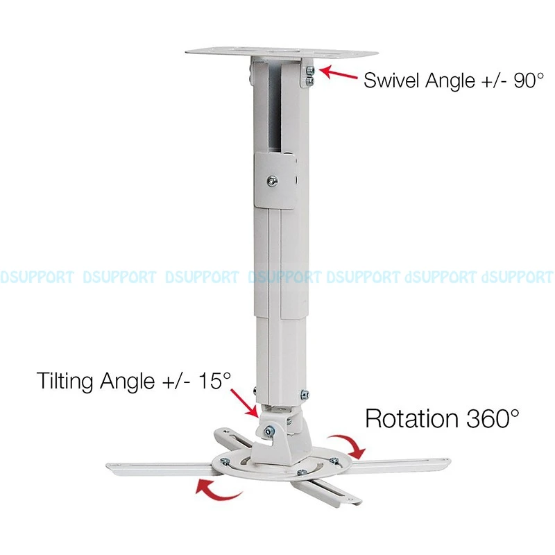 PMB305 универсальное масштабируемое Крепление для проектора регулируемое крепление общее крепление для проектора кронштейн для проектора максимальная поддержка 8 кг вес