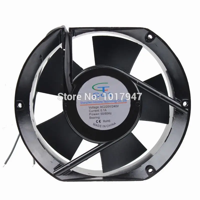 1 шт. Gdstiem AC 220 В 240 2 провода 15 см 150x50 мм металлический промышленный вентилятор |