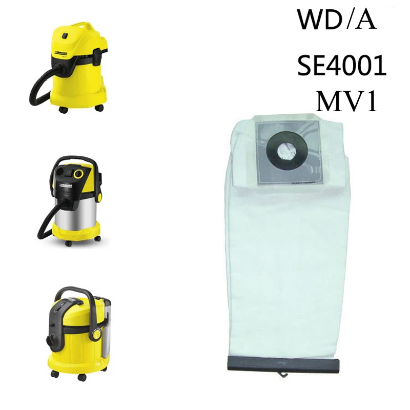Vacuum Cleaner Washable Bags Cloth Dust Bag Replacement for Karcher