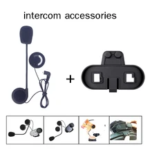 Helmet Intercom Earphone Microphone Motorcycle Helmet Headset T-COM-02/FDCVB/T-COMVB/TCOM-SC/COLO Helmet Accessories