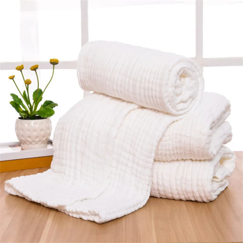 High Qualtity 12 Layers Soft Baby Gauze Blanket 100 Cotton Summer