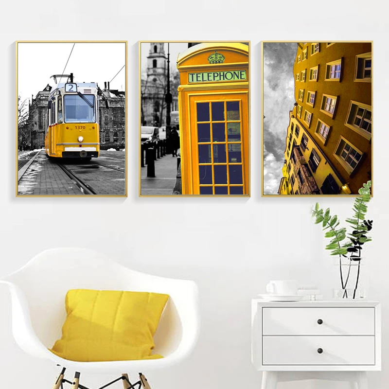 Vintage-Yellow-London-Landscape-Prints-Wall-Art-Canvas-Paintings-POP-Travel-Posters-Pictures-for-Living-Room (2)