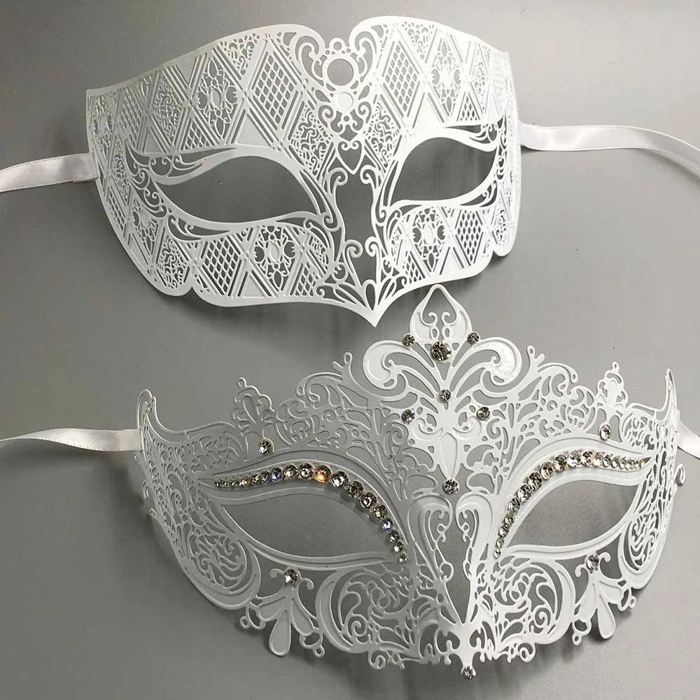 Роскошная фотомаска для пар на тему Рождества торжества свадьбы|party mask set|masquerade