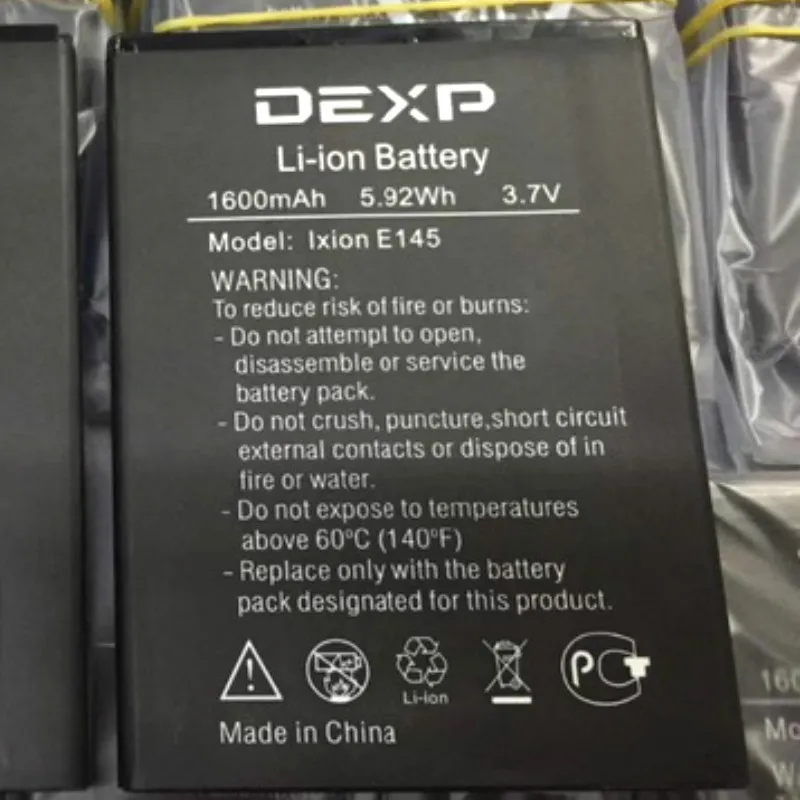 Аккумулятор на 1600 мА · ч для DEXP Ixion E145 (EVO SE) аккумуляторы + трек-код | Мобильные