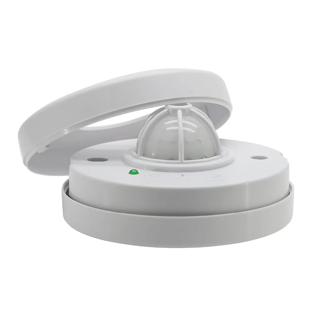 Дешево Высокое качество 360 градусов Потолочный 110 В AC 220 В AC инкрустация датчика переключатель Инфракрасный датчик движения из PIR Светодиодный свет...