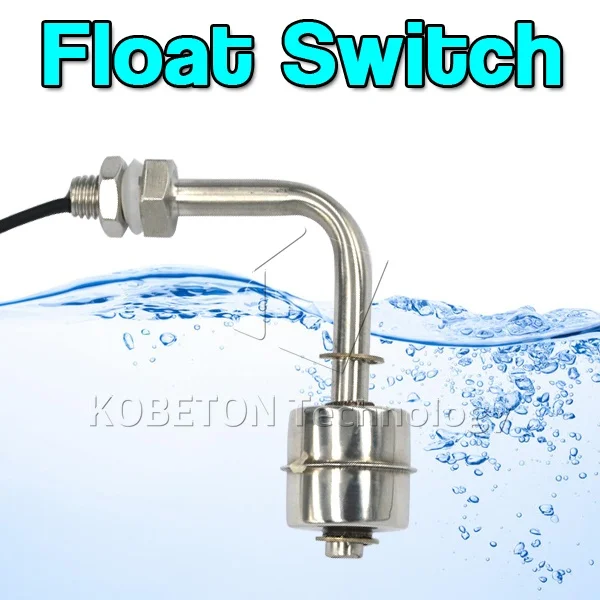 

2017 Stainless Steel L Head Type Float Switch Vertical Liquid Curve Double Ball Horizontal Level Sensor For Aquariums Fish Tank