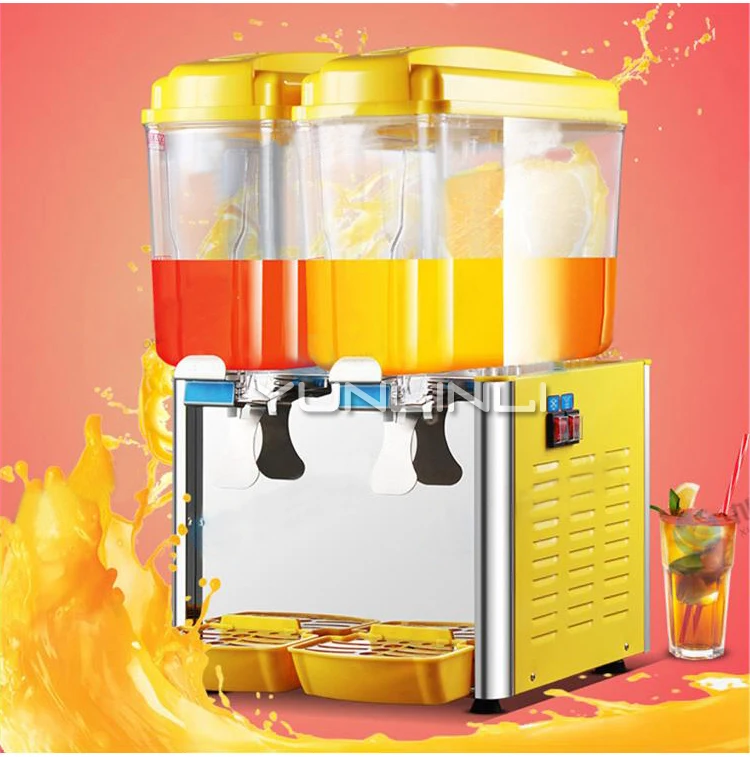 Doubletank Beverage Dispenser 36l Commercial Beverage Machine Cold