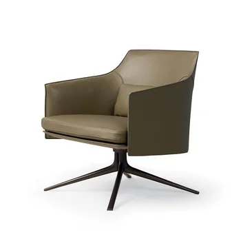 

2pcs PACK, Swivel Chair with Fabric or Faux Leather Upholstery / Metal Feet