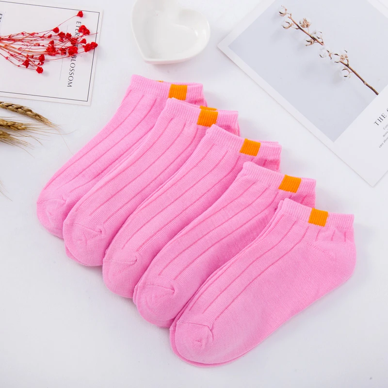 Women Ankle Socks Girls Stripe Casual Boat Socks Fashion Lady Black Short Socks New Style Dropshipping