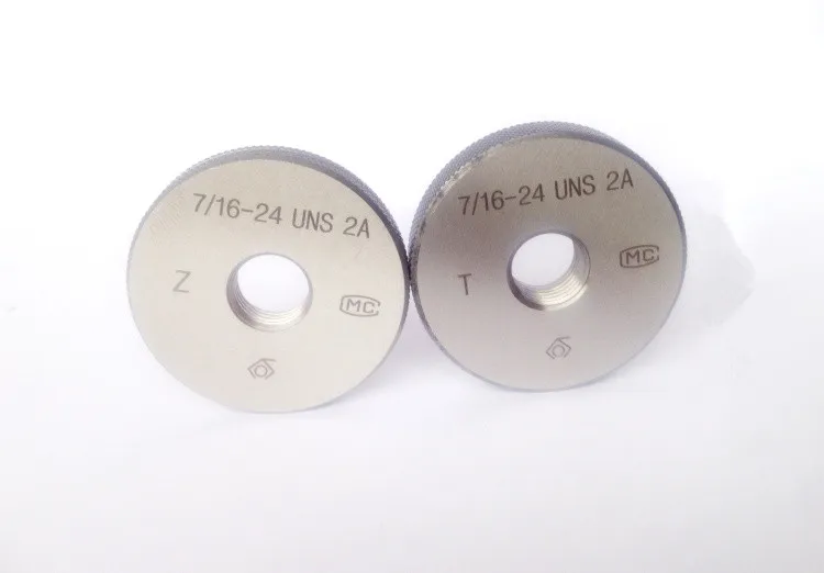 2A TPI резьбовой калибр кольцо Go No GE 3/4 12 14 16 18 20 24 28 32 UNC UNF 2 шт./компл.|thread ring gauge|ring thread