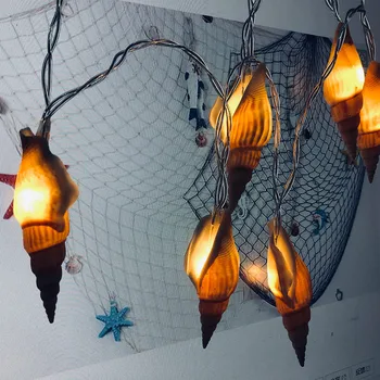 

LED Decorative Lights Ocean Conch Light String Photo Props Party Decoration 2019 New Arrival