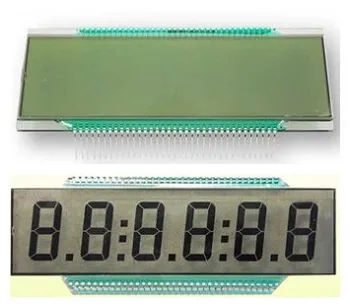 

70PIN TN Positive 6-Digits Segment LCD Panel White LED Backlight 3V 5V