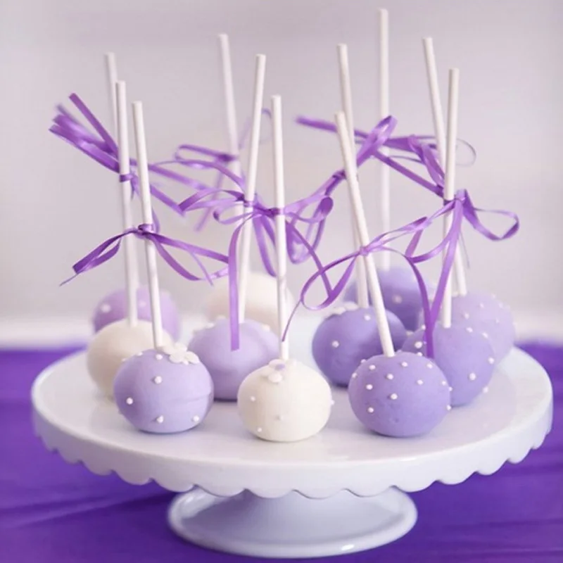 

100pcs Lollipop Stick Food-Grade Plastic Pop Sucker Sticks Cake Pop Sticks for Lollypop Candy Chocolate Sugar Pole