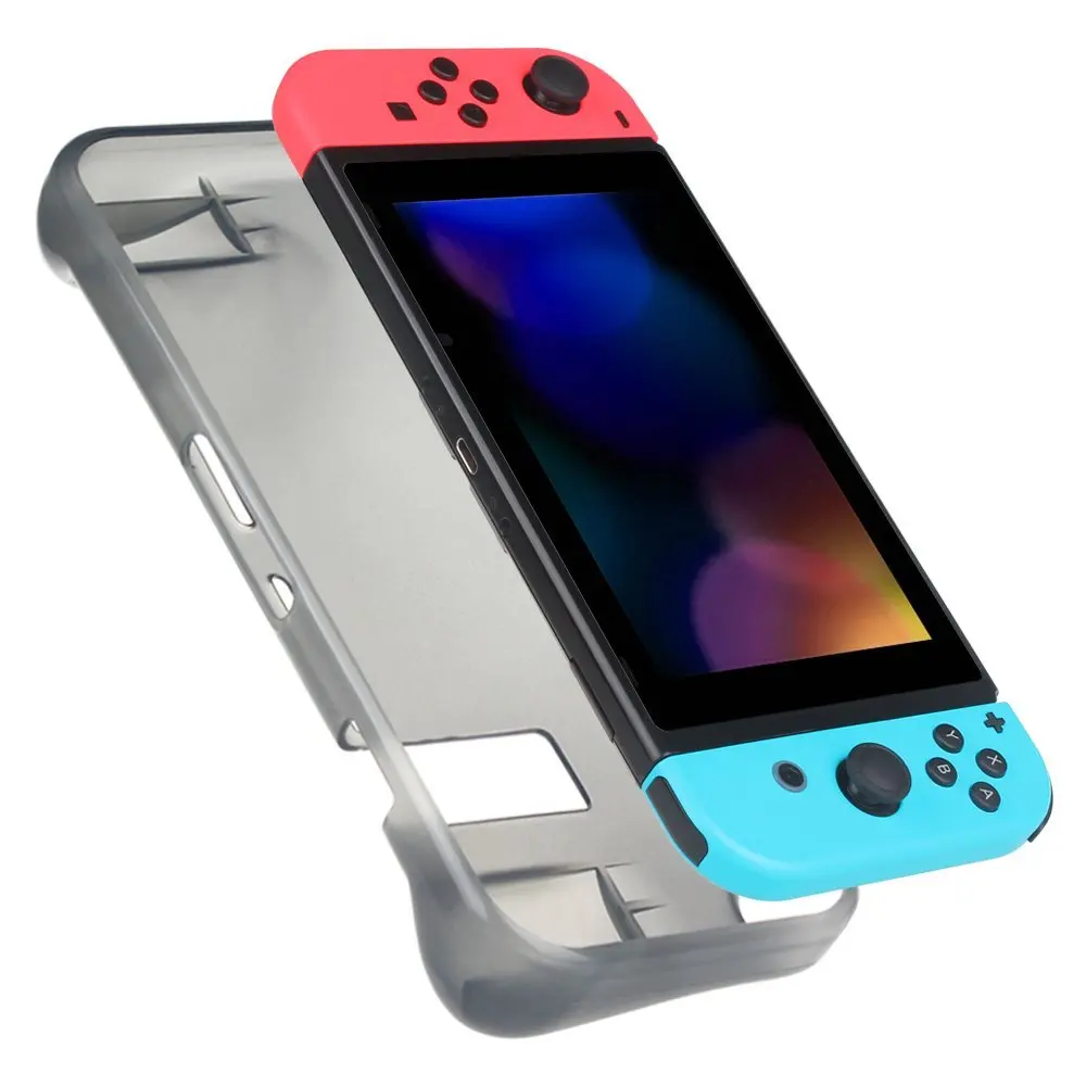 Yoteen TPU чехол для Nintend Switch полный Чехол Дорожный Чехол Мягкий защитный из ТПУ встроенный Комфорт Мягкий ручной ручки прозрачный