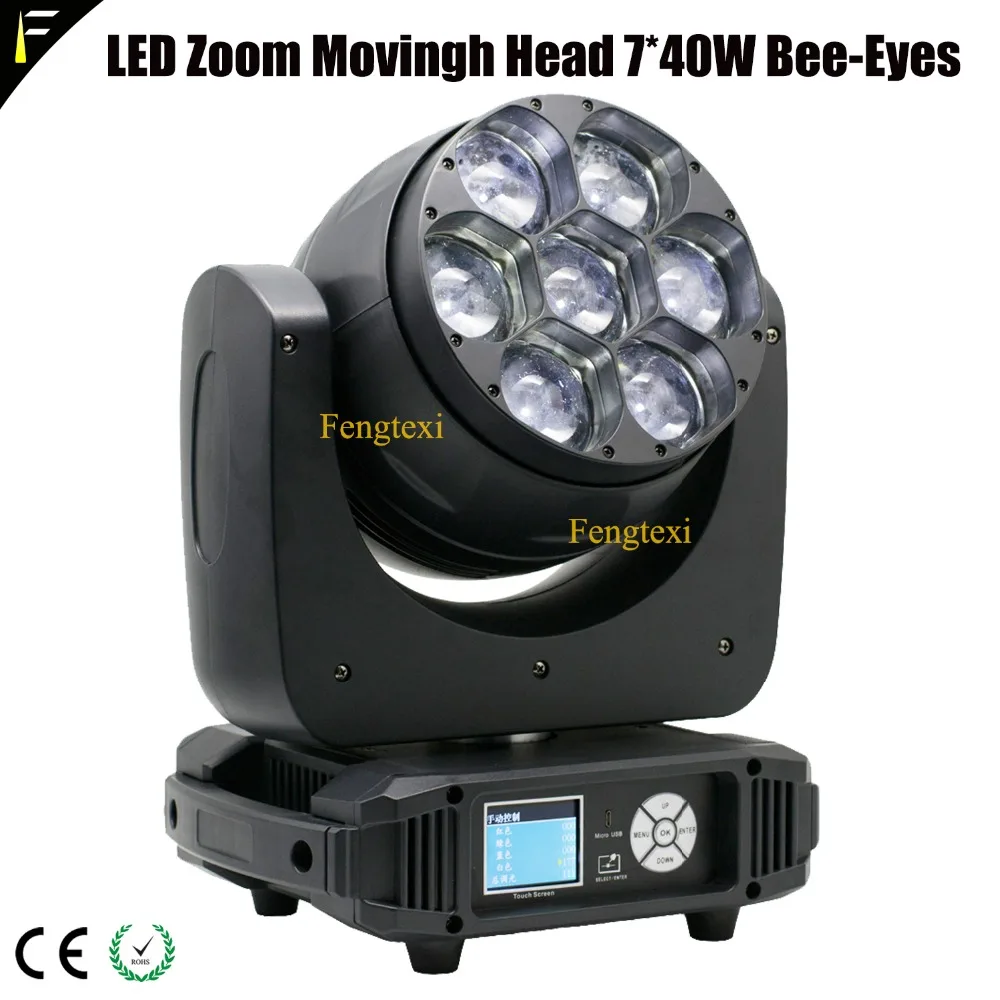 6x40w led zoom moving head light