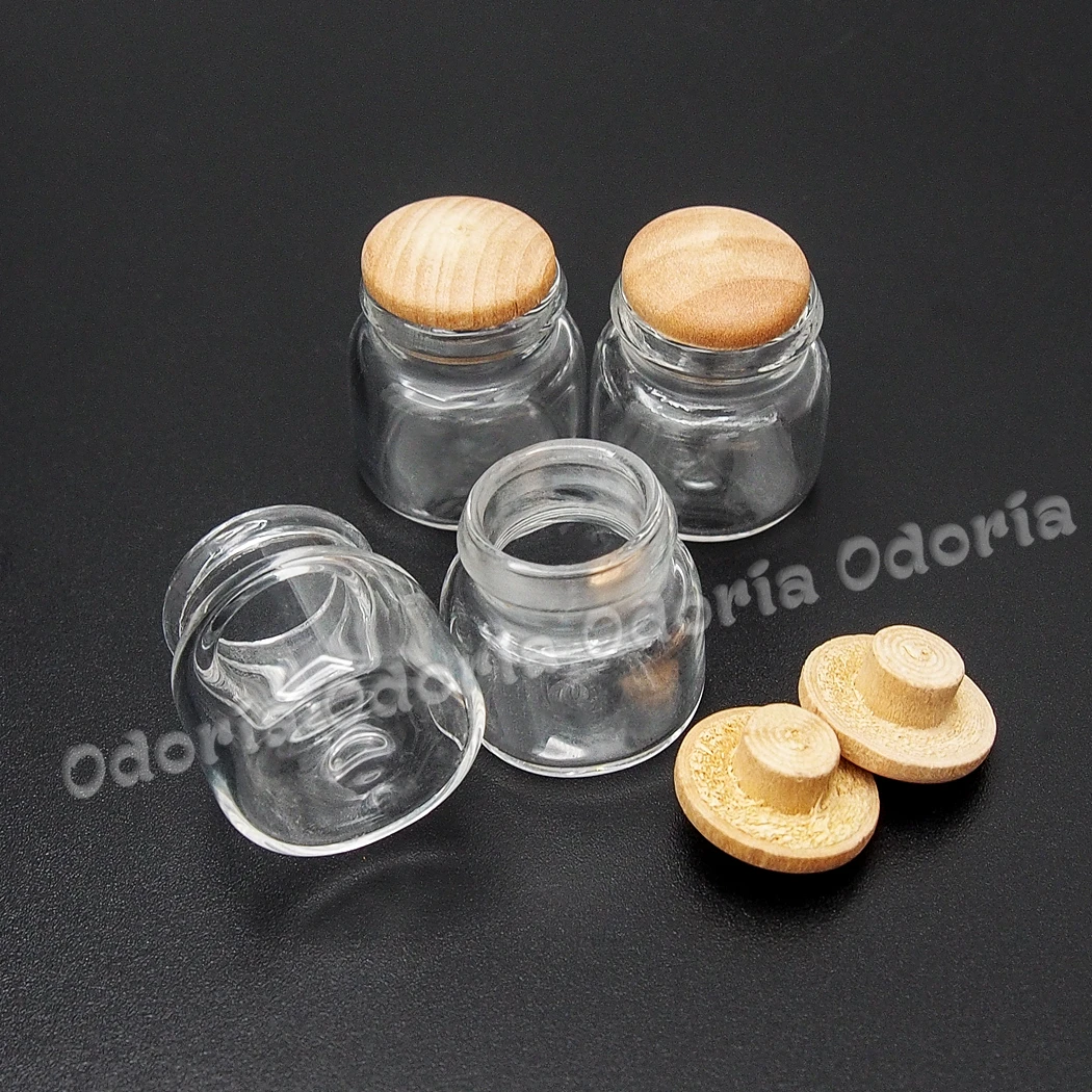 Odoria 1:12 Miniature 4PCS Glass Bottles Jars Dollhouse Kitchen Accessories - Image 3