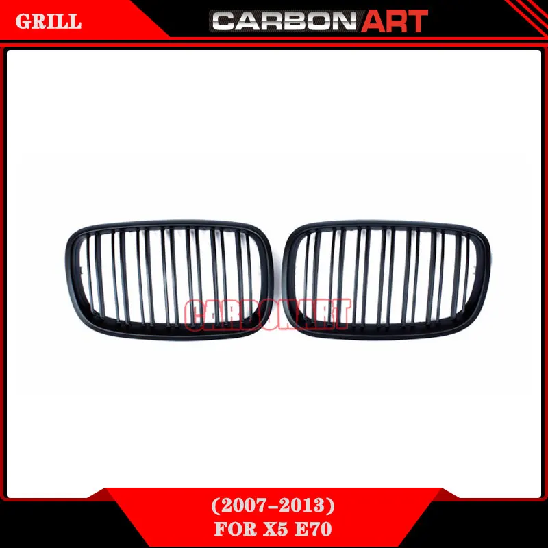 

Matte Black X5M X6M Design ABS Plastic Material Replacement Auto Custom Car Grill For BMW car 2007 -2014 X5 X6 E70 E71