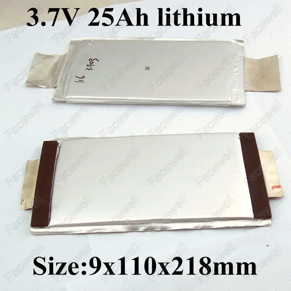 

High power 3.7v liion battery 25Ah tablet battery 3.7v lithium polymer 3C rate for power tool battery pack diy energy storage