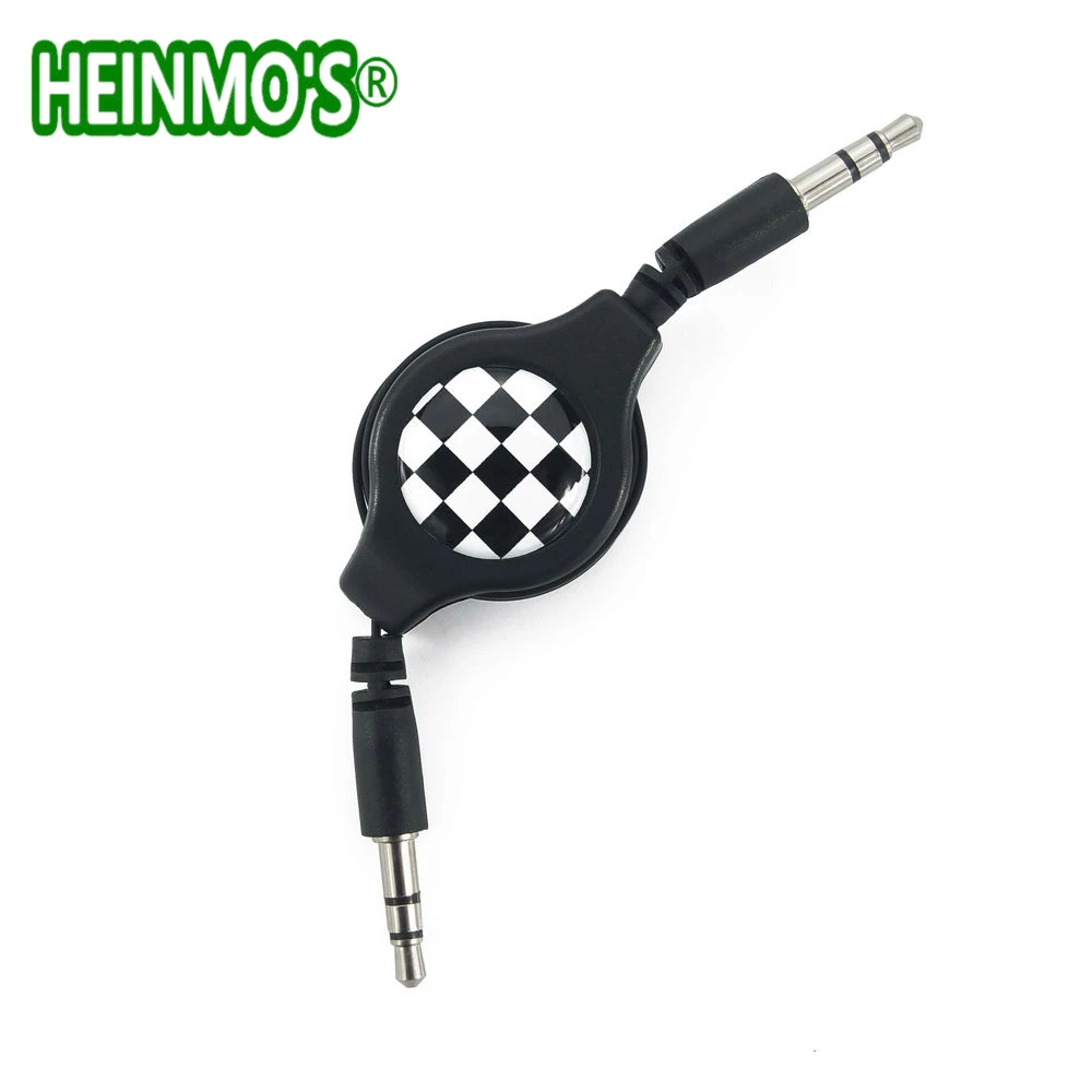 3.5mm 80cm Car AUX Audio Cable Wire Line For MINI Cooper One S JCW Countryman Clubman R55 R56 R57 R58 R59 R60 R61 F55 F56 F60 (12)