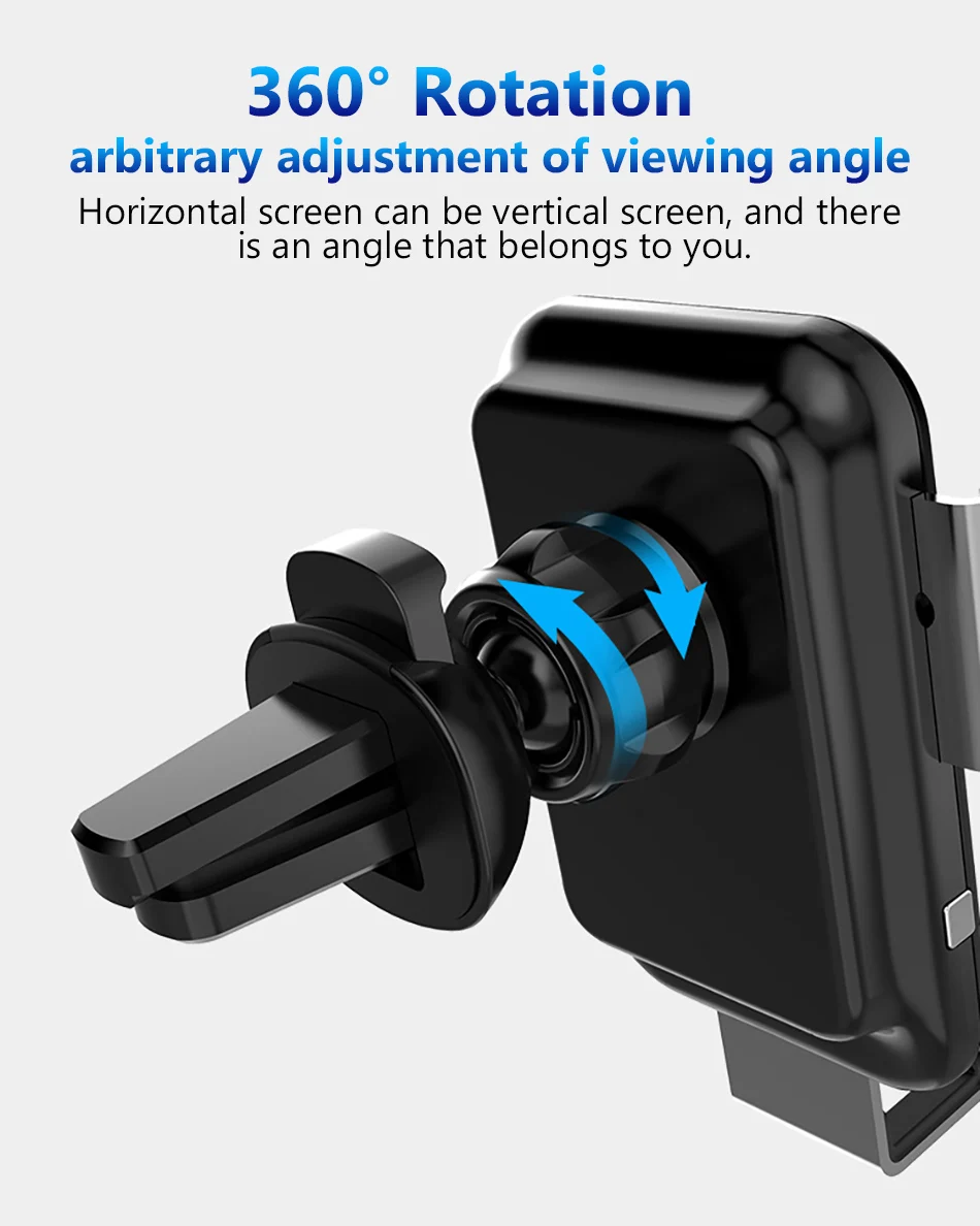 !ACCEZZ 2 in 1 510W Fast Car Wireless Charger For iPhone 8 X XS Xiaomi 7 8 Samsung S8 Phone Wireless Charging Auto Stand Holder (8)