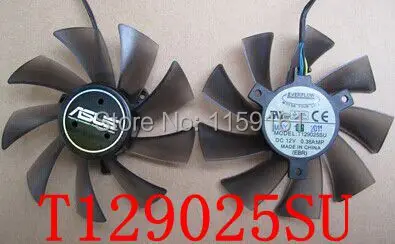 

Free Shipping T129025SU 12V 0.38A 4PIN for ASUS HD7970 HD7950 GTX680 DirectCU II graphics card fan