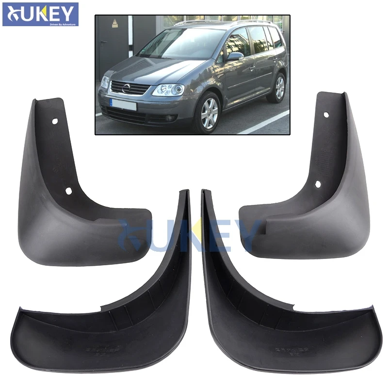 Для VW Touran Tiguan Caddy 2004-2010 спереди и сзади автомобиля Брызговики Брызговик Крыло брызговиков 2009 2008 2007 2006 2005