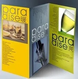 

A4 Flyers Leaflet two folder Free Design Double Sided Full Color 157gsm Artpaper - 500 pcs FREE shipping