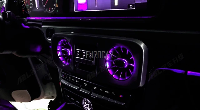 g class 2019  W464 g63 g500 g65 air vent ambient lights (14)