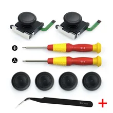 9 в 1 сменный 3D Аналоговый джойстик для пальца палка для переключателя NAND контроллер Joy-Con модуль датчика потенциометра инструмент для ремонта