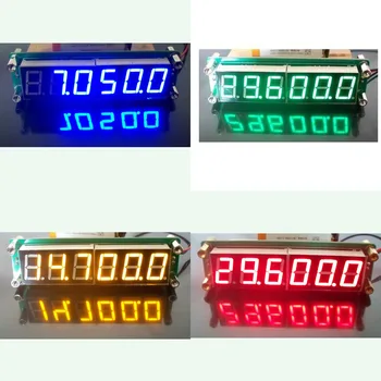 

PLJ-6LED-A 0.1MHz~65MHz RF Frequency Counter Cymometer meter LED digital FOR Ham Radio amplifier dc 12v