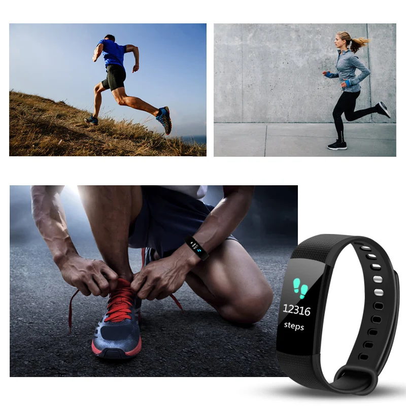 Y5 Smart Watch Sport Fitness Activity Heart Rate Tracker Blood Pressure wristband Waterproof Smartb - 32989281174