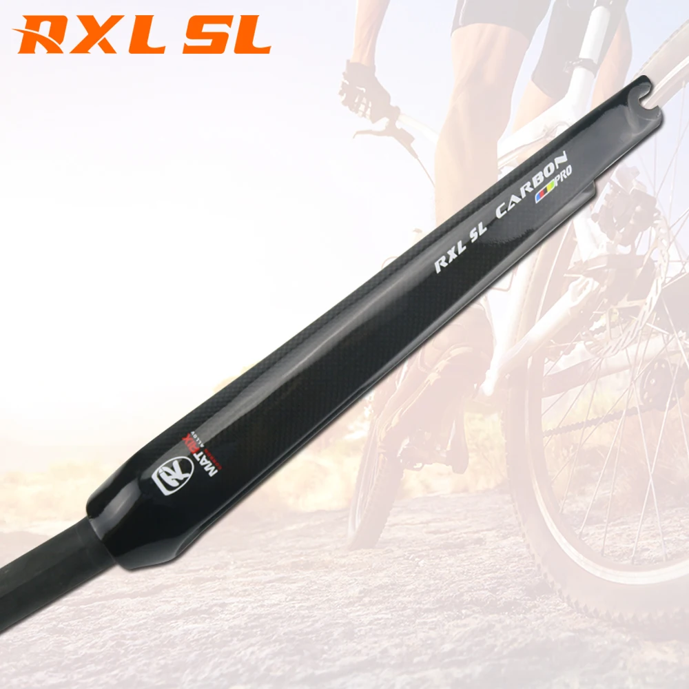 RXL SL Bicycle Fork Road Bicycle Carbon Fork 28.6mm Ultralight Carbon Fiber Fork For Bicycle 700C  Cycling Road Bike Fork Carbon