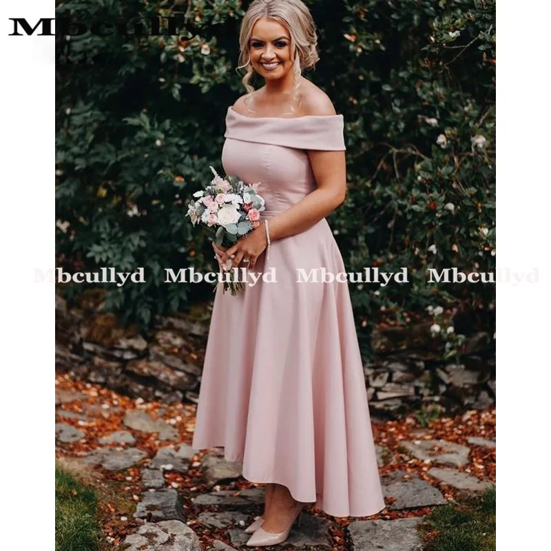 Mbcully трапециевидные платья подружки невесты 2019 сексуальные с открытыми плечами под 100 оптовая цена длинная Подружка невесты Vestido madrinha