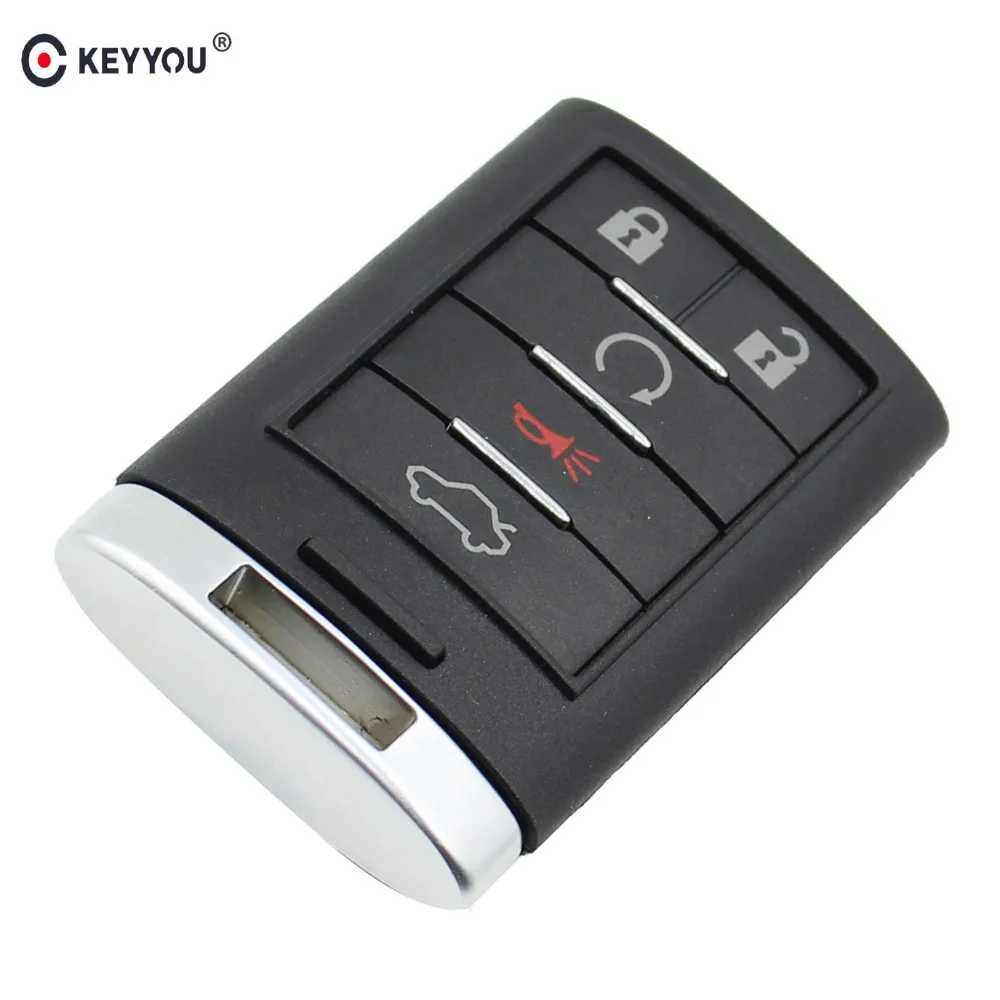 Запасной чехол для ключей KEYYOU 5 кнопок CADILLAC ATS SRX STS CTS DTS|button replacement|buttons buttonsbutton remote |