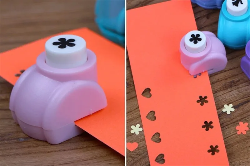 Бумажный Дырокол ребенок мини печать ручной формирователь скрапбукинга бирки карты ремесло DIY резак инструмент