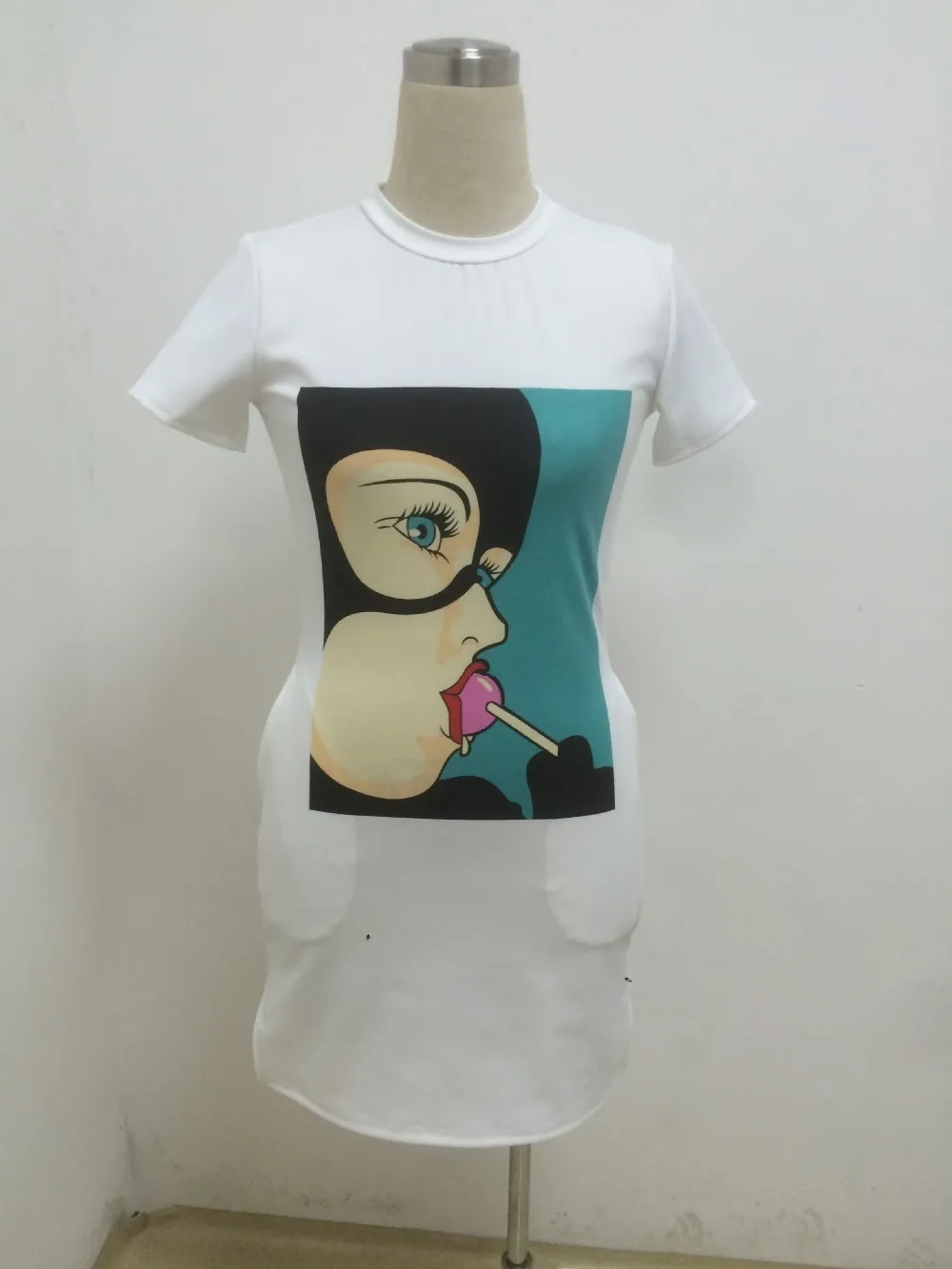 Women-s-Candy-Printed-White-Short-Sleeve-Casual-Top-Shirt-Dress-21638-2-21638-2-6