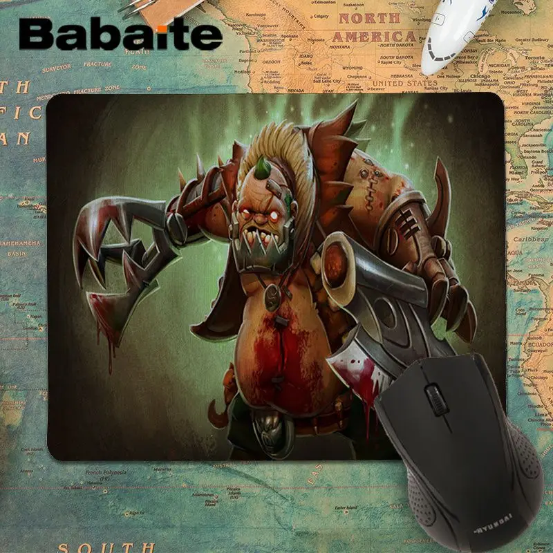Babaite высокое качество Dota 2 Pudge коврик для мыши геймер игровые коврики на заказ ваш стиль нескользящий коврик для мыши