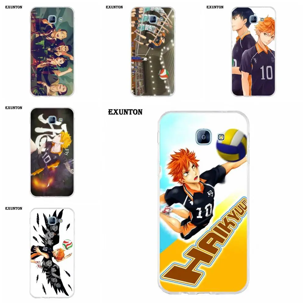 Модный чехол для телефона из ТПУ Haikyuu Karasuno High School 10 Galaxy Alpha Core Prime Note 2 3 4 5 S3 S4 S5 S6 S7 S8