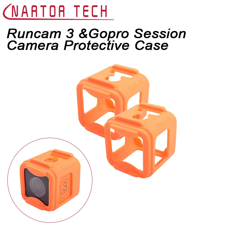 1 шт. ТПУ резиновый силиконовый защитный чехол для камеры защиты Runcam 3 и Gopro Session FPV