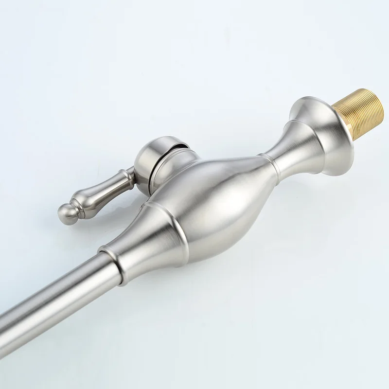 BAKALA kitchen faucet Brushed Nickel Basin Sink mixer tap swivel 360 rotate Hot Cold Brass Faucet Nickel S-180 BAKALA kitchen faucet Brushed Nickel Basin Sink mixer tap swivel 360 rotate Hot Cold Brass Faucet Nickel S-180