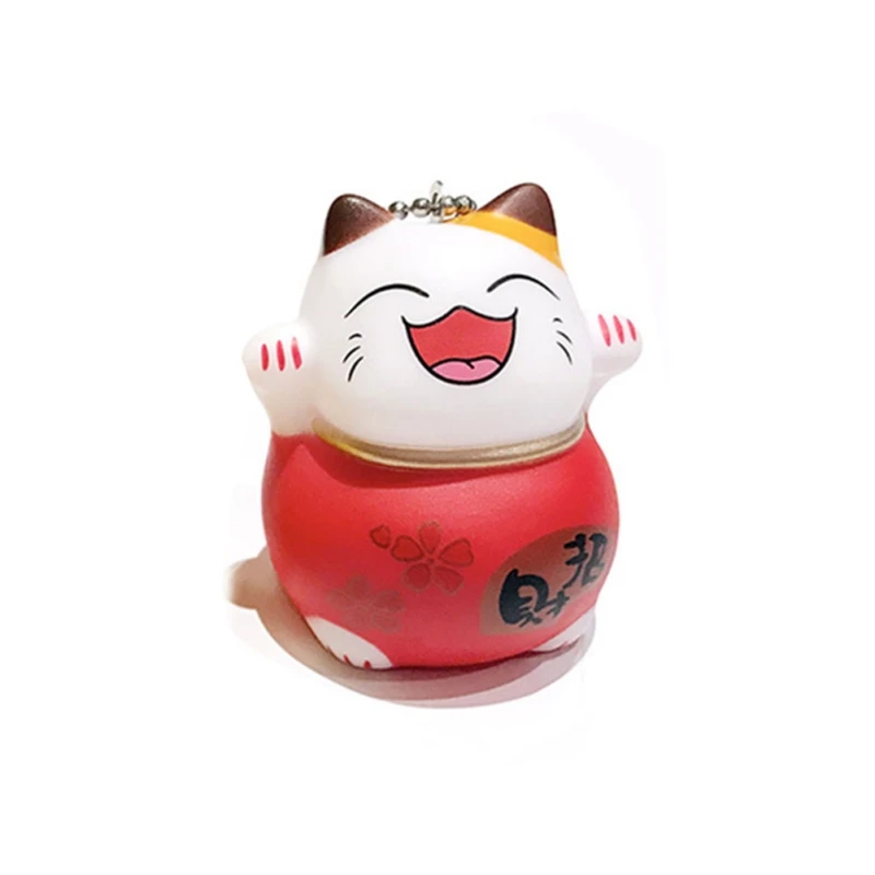 Прекрасный брелок с изображением из мультфильма Lucky Cat колокольчики для