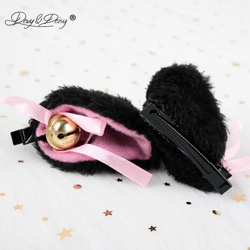 DAVYDAISY милая лиса кошачьи ушки сексуальная косплей колокольчик повязка на голову