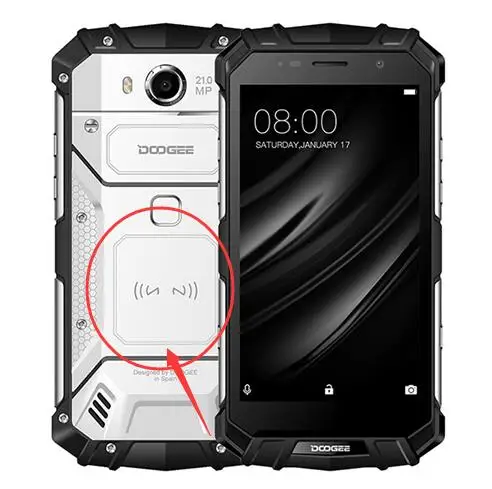 DOOGEE S60 прочный NFC чехол наклейка XHY PC M1D индукция