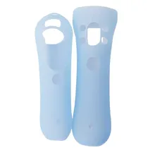 Синяя Мягкая силиконовая оболочка чехол для sony PS3 контроллер движения