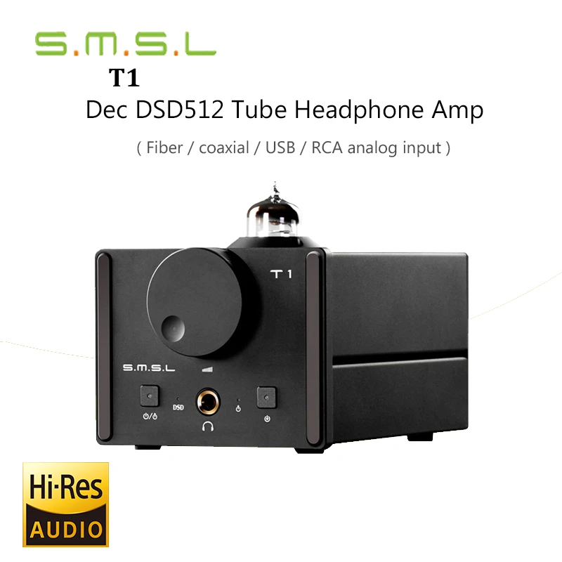 Новинка 2017 года декодер SMSL T1 для наушников Усилители ak4490eq + cm6632a ЦАП dsd512 384 кГц/32bit